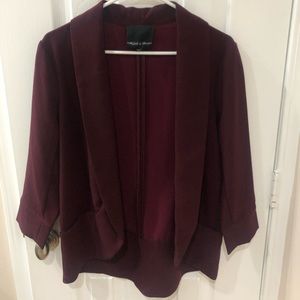 Maroon blazer